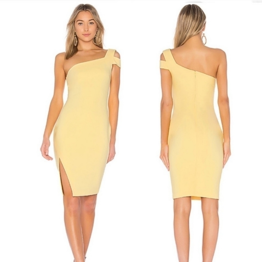 Likely Packard Yellow Mini Dress